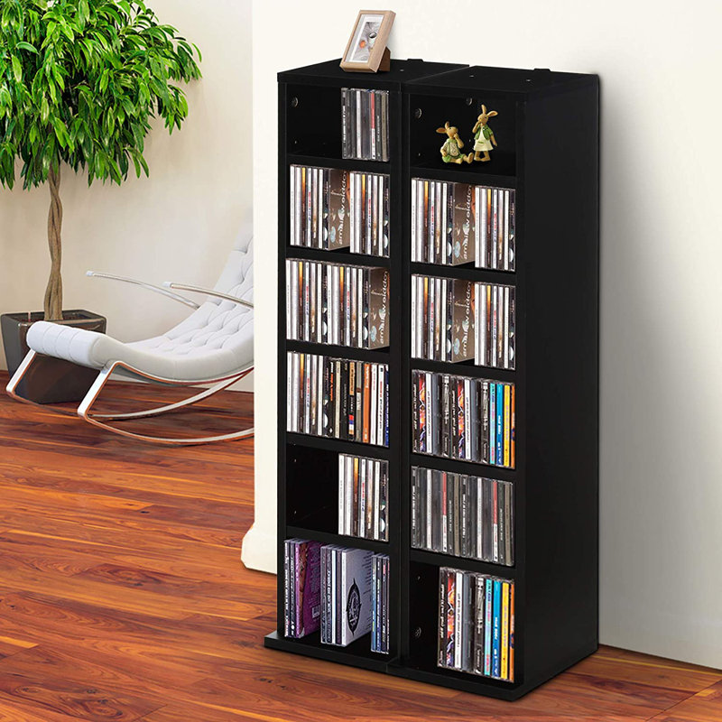 Zipcode Design Multimedia Open DVD/CD Shelf & Reviews Wayfair.co.uk